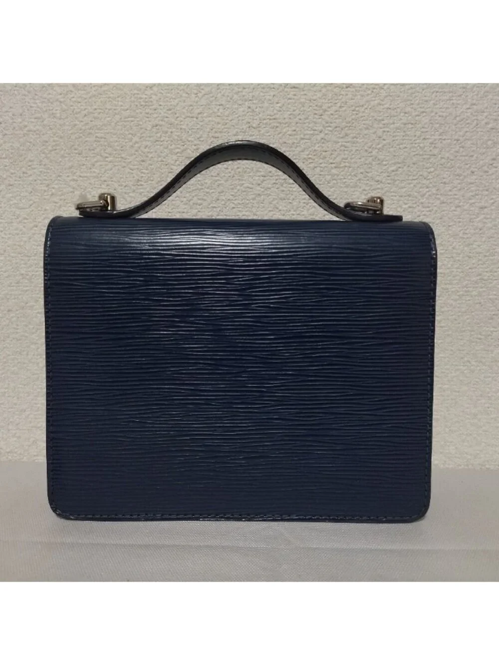 Louis Vuitton Monceau BB Epi Indigo Blue 2-Way Shoulder Bag
